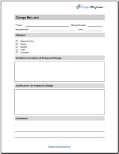 change request form