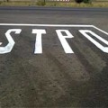 pavement marking spelling mistake