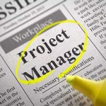 Newspaper ad for a project manager