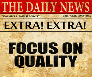 Newspaper - Focus on Quality