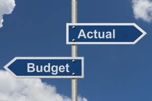 Budget vs. actual