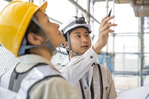 workers performing technical work