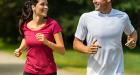 People running