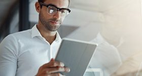 Project manager on social media