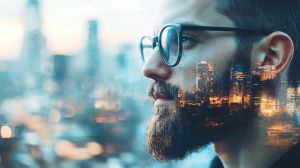 Person dreaming of building something