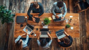 project team - working